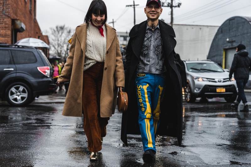 New York Fashion Week Part 1 Street Style Snaps Fashion Outfits NYFW 2018 Louis Vuitton Balenciaga Fendi Gucci Celine