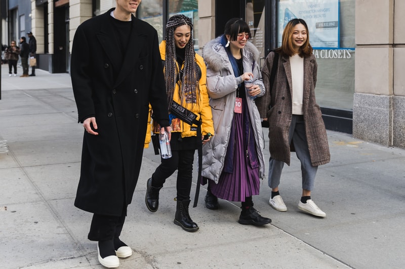 New York Fashion Week Part 1 Street Style Snaps Fashion Outfits NYFW 2018 Louis Vuitton Balenciaga Fendi Gucci Celine