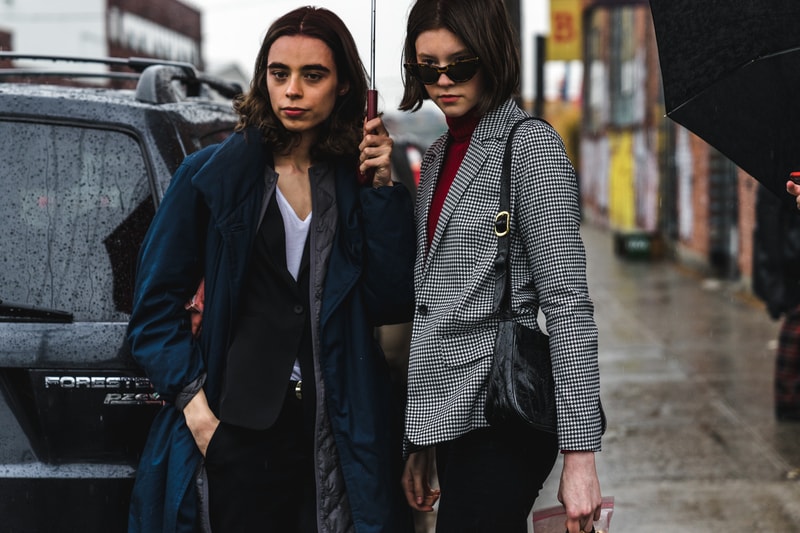 New York Fashion Week Part 1 Street Style Snaps Fashion Outfits NYFW 2018 Louis Vuitton Balenciaga Fendi Gucci Celine