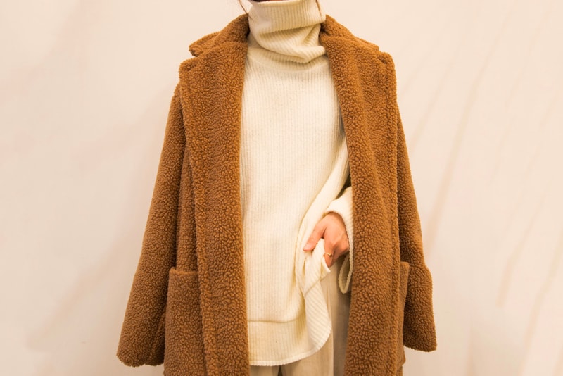 OAK and FORT Online Warehouse Sale Discount 80 Percent Off Vancouver Canada US Minimalist Fashion Teddy Bear Coat