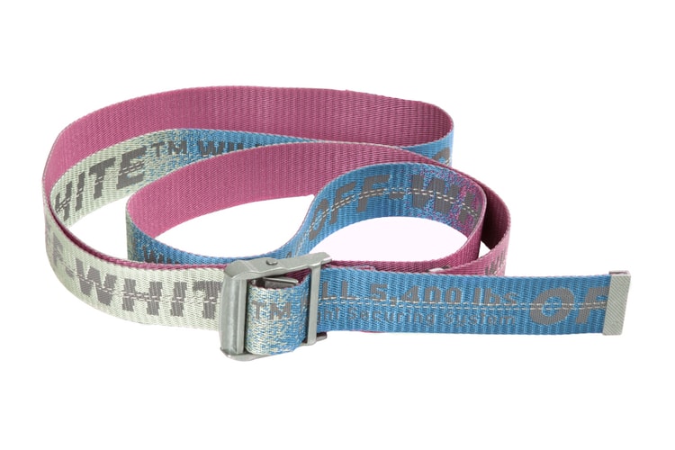 Off-White™'s Pastel-Toned Ombré Industrial Belt Is a Millennial Dream