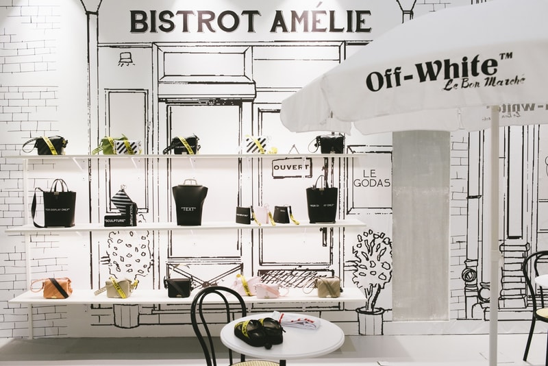 Off-White x Le Bon Marche Pop-Up Cafe Paris