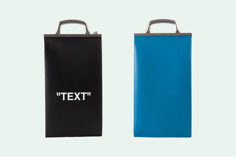 Peep Off-White™'s Spring/Summer 2018 "TEXT" Handbags