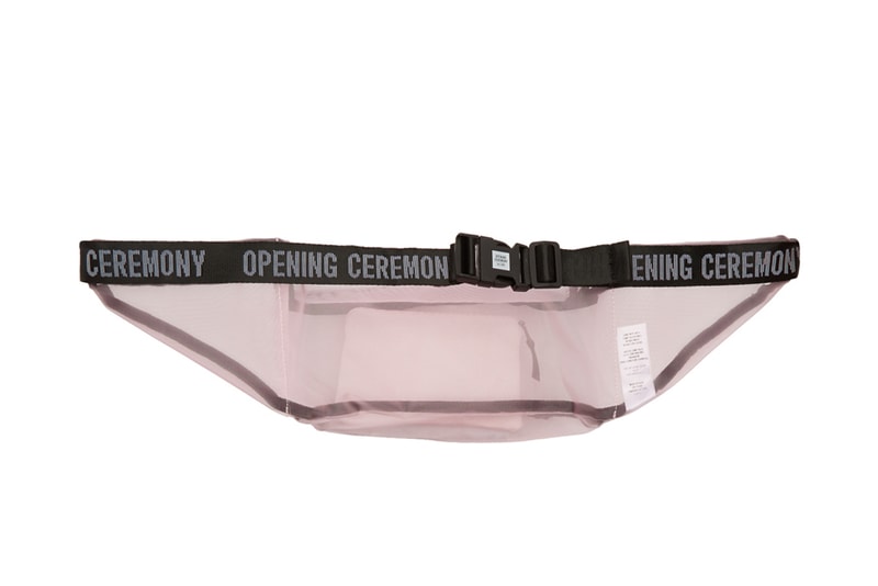 Opening Ceremony Mesh Fanny Pack Bag Pink White Red Black Simple Bum Bag Purse Torch Humberto Leon Carol Lim