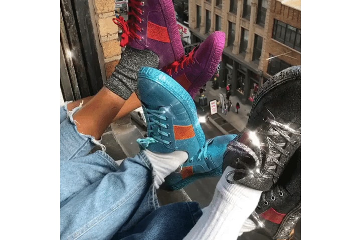 opening ceremony la cienaga glitter sneakers