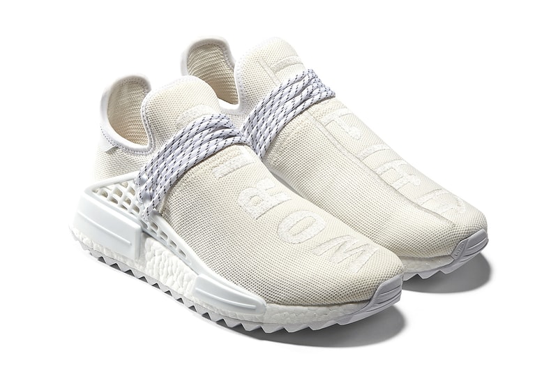 pharrell williams adidas originals blank canvas pack holi hu nmd trail tennis stan smith white cream primeknit track top release info date