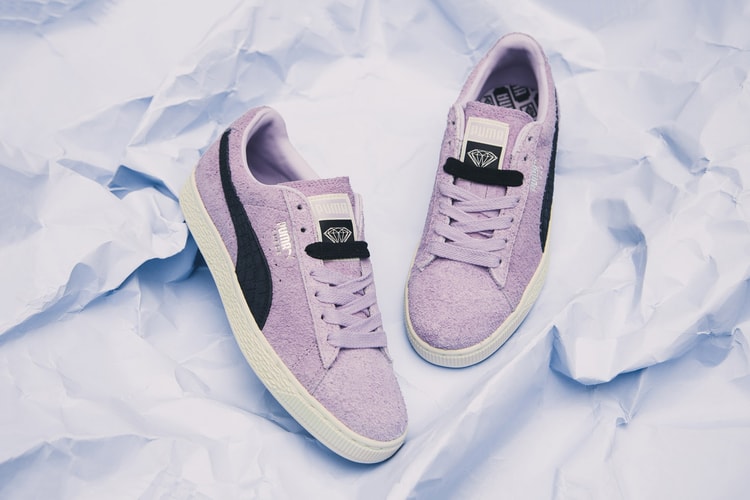 Diamond Supply Co. x PUMA Drop a Suede Classic in a Dreamy Lavender Hue