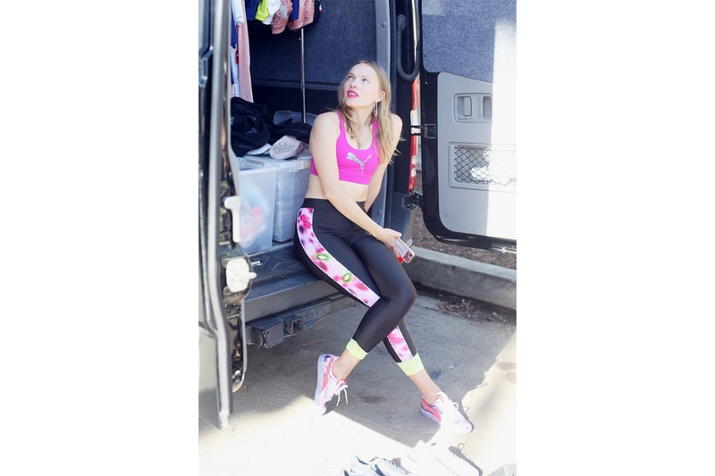 PUMA sophia webster spring summer 2018 ss18 princess puma glitter suede basket platform muse echo sneakers iridescent glittery sparkle womens apparel tutu collection collaboration