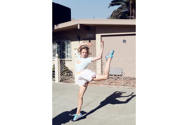 PUMA sophia webster spring summer 2018 ss18 princess puma glitter suede basket platform muse echo sneakers iridescent glittery sparkle womens apparel tutu collection collaboration