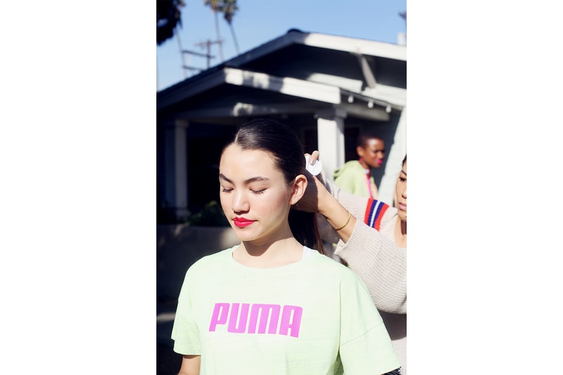 PUMA sophia webster spring summer 2018 ss18 princess puma glitter suede basket platform muse echo sneakers iridescent glittery sparkle womens apparel tutu collection collaboration