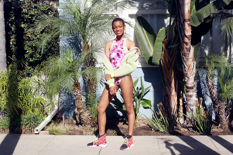 PUMA sophia webster spring summer 2018 ss18 princess puma glitter suede basket platform muse echo sneakers iridescent glittery sparkle womens apparel tutu collection collaboration