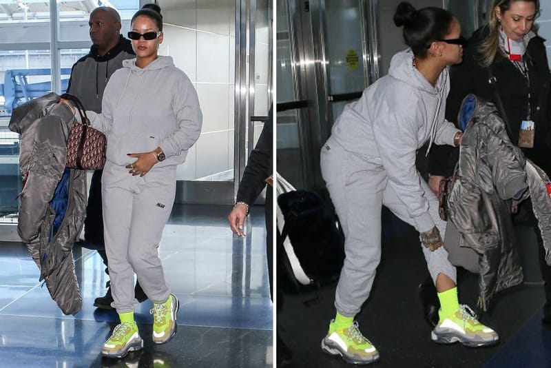 How to Get Rihanna's Cozy Airport Look Featuring Vetements & Balenciaga