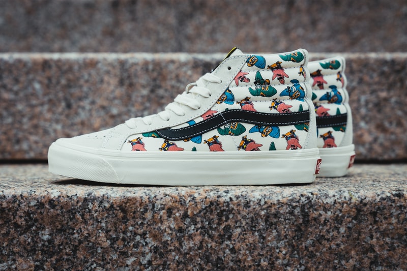Vans Spongebob Squarepants Collection Sneakers Slip-On Sk8-Hi Authentic Nickelodeon Collaboration