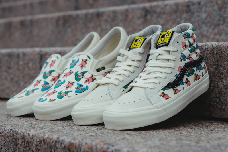 A Closer Look at the SpongeBob SquarePants x Vans Collection