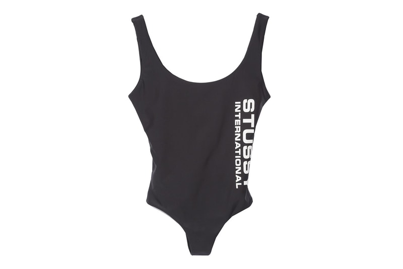 Stussy Women International Wells One Piece Swimsuit Black