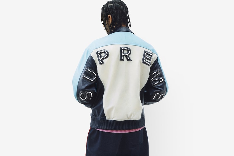 Supreme Spring/Summer 2018 Collection Lookbook Jacket White Blue