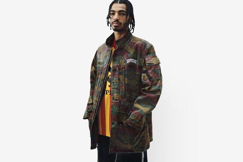 Supreme Spring/Summer 2018 Collection Lookbook Jacket Camo