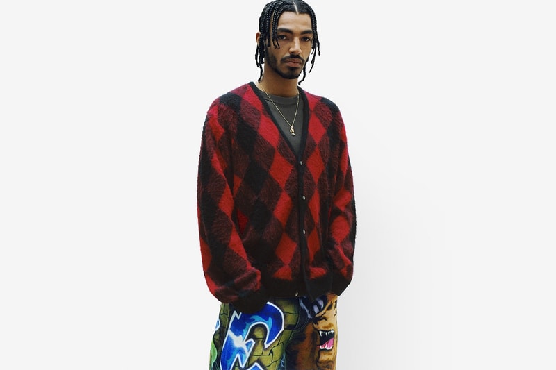 Supreme Spring/Summer 2018 Collection Lookbook Cardigan Red Black
