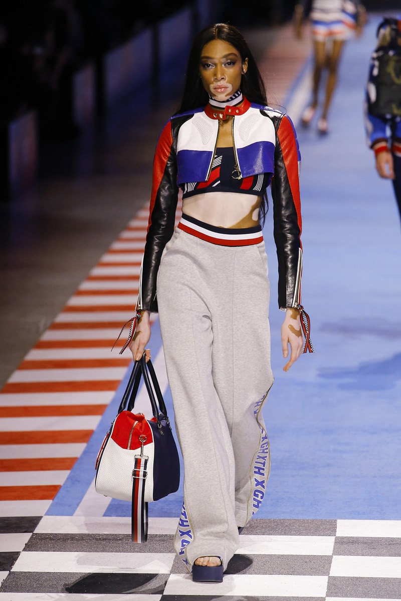 Winnie Harlow Tommy Hilfiger Spring 2018 Milan Fashion Week Show Collection