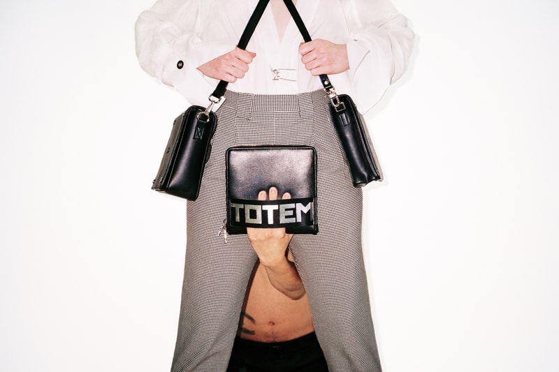 TOTEM COLLECTIVE Fall/Winter 2018 Lookbook Hong Kong Copenhagen Leather Accessories Minimalist Tote Bag