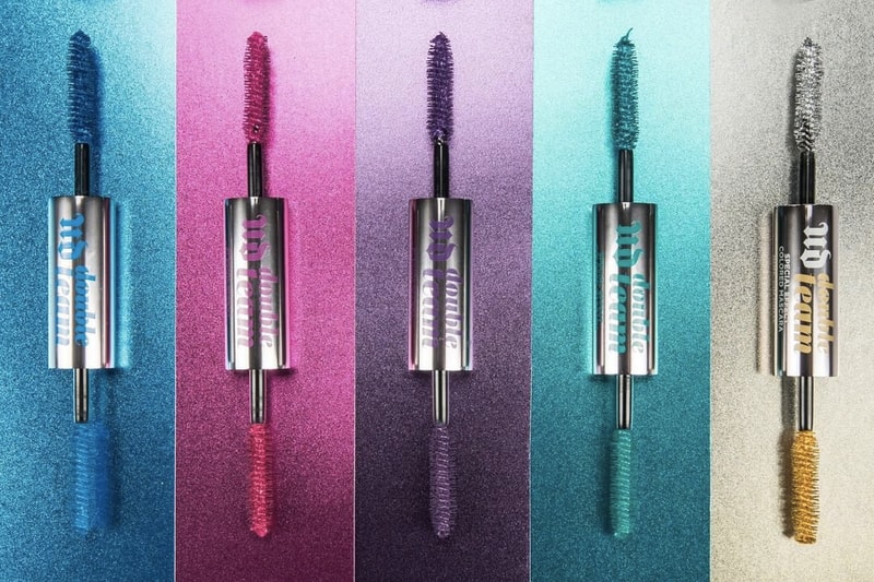 Urban decay double team two sided mascara metallic bright blue pink purple gold gonzo vice junkshow deep end dime goldmine makeup cosmetics