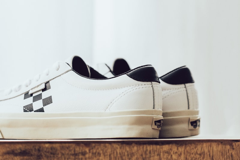 Vans Court Checkered True White Black