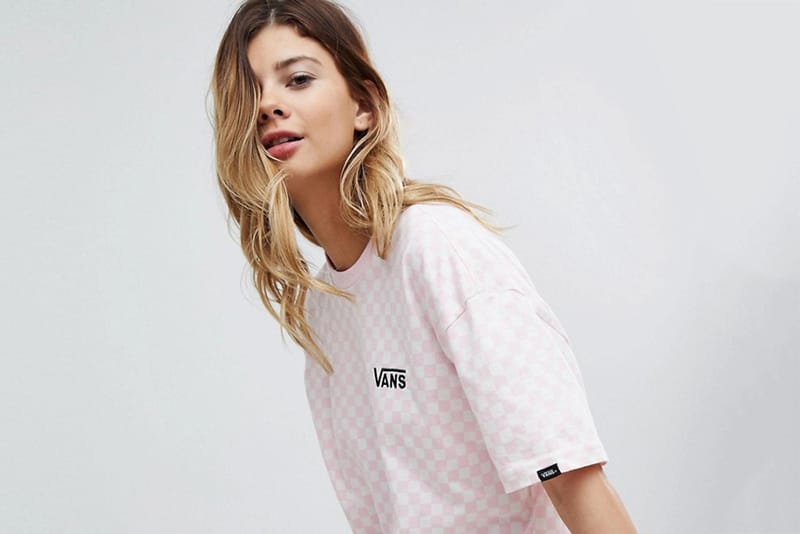 Vans' Iconic Pastel Pink Checkerboard Arrives on a Classic T-Shirt