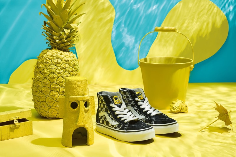 Vans sk8-hi authentic slip-on sneakers spongebob squarepants nickelodeon patrick apparel skate decks where to buy