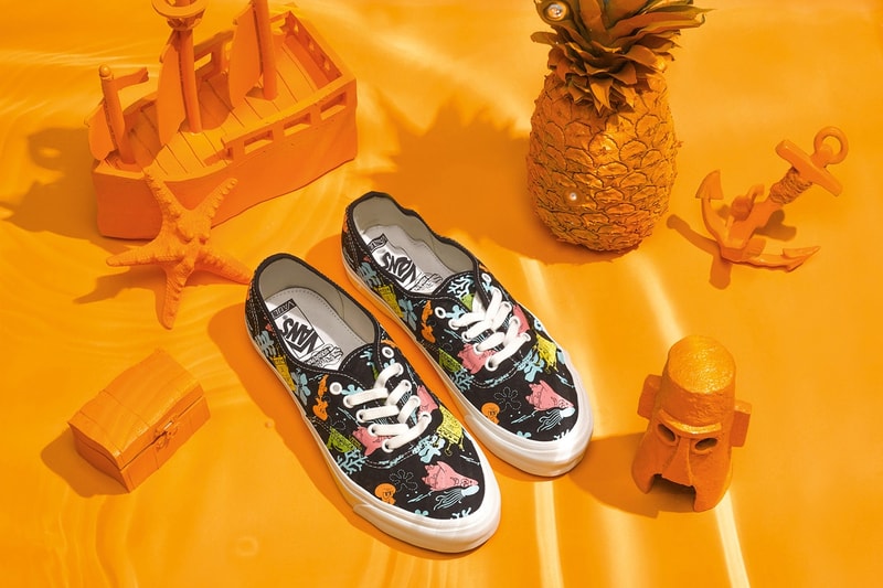 Vans sk8-hi authentic slip-on sneakers spongebob squarepants nickelodeon patrick apparel skate decks where to buy