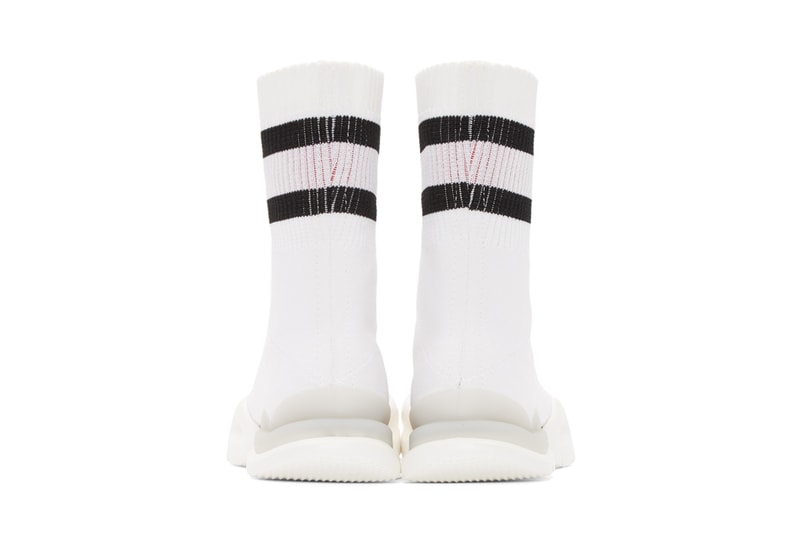 Vetements' Sock Runner Arrives in White SSENSE Shoe Sneaker Speed Runner Luxury