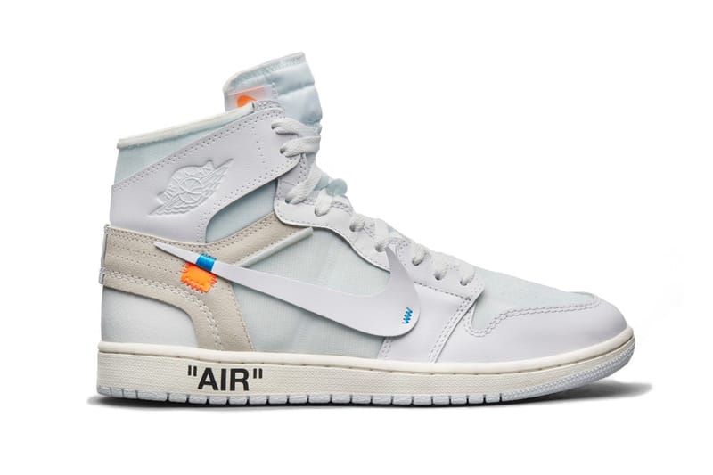 Here's Where to Cop the Virgil Abloh x Nike Air Jordan 1 "White"