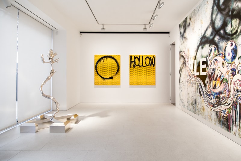 Virgil Abloh Takashi Murakami Future History Exhibit Gagosian Gallery London