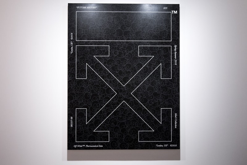 Virgil Abloh Takashi Murakami Future History Exhibit Gagosian Gallery London