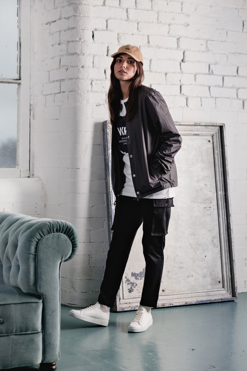 Wood Wood Spring 2018 Collection Lookbook White T-Shirt Jeans