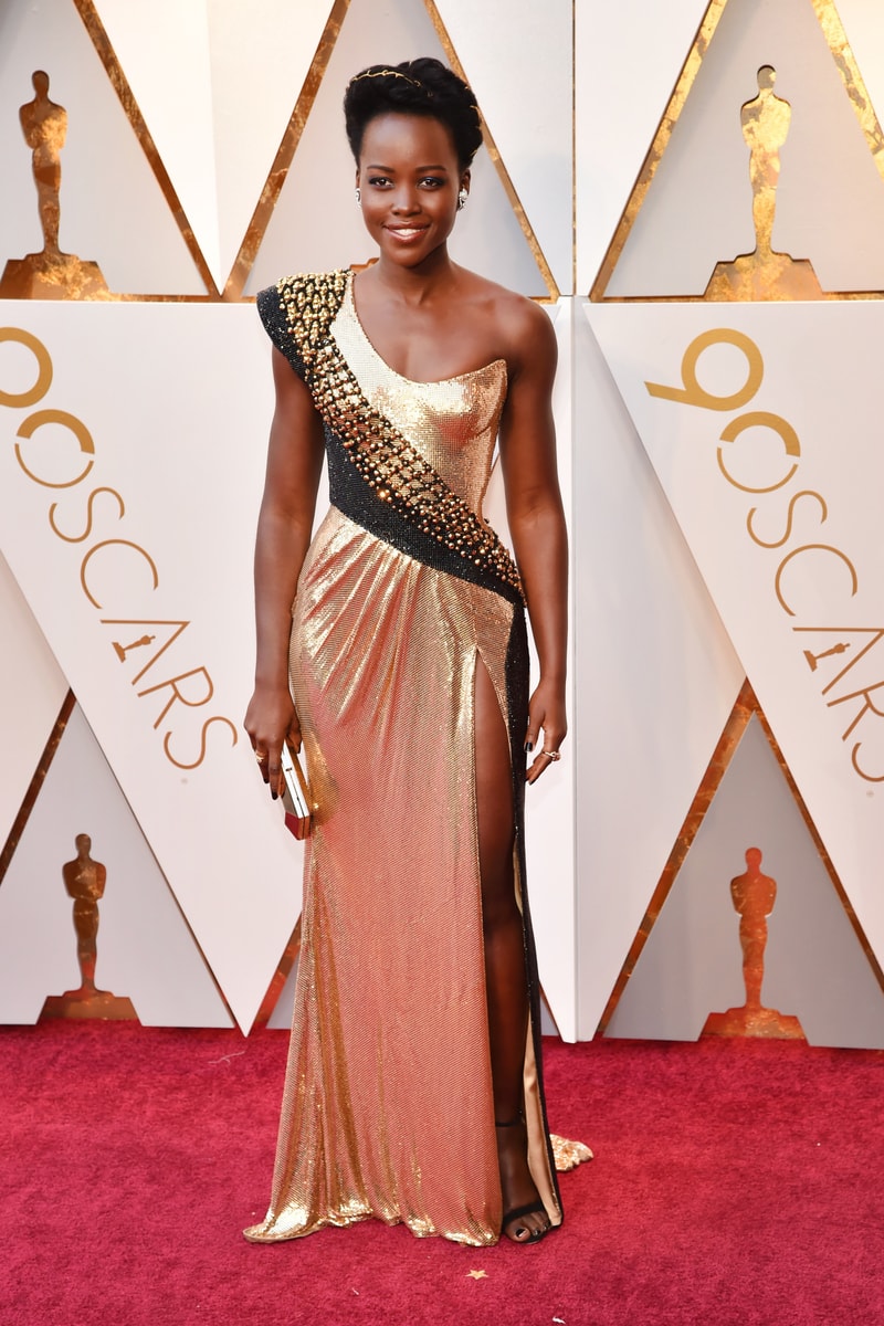 2018 Academy Awards Oscars Red Carpet Lupita Nyong'o