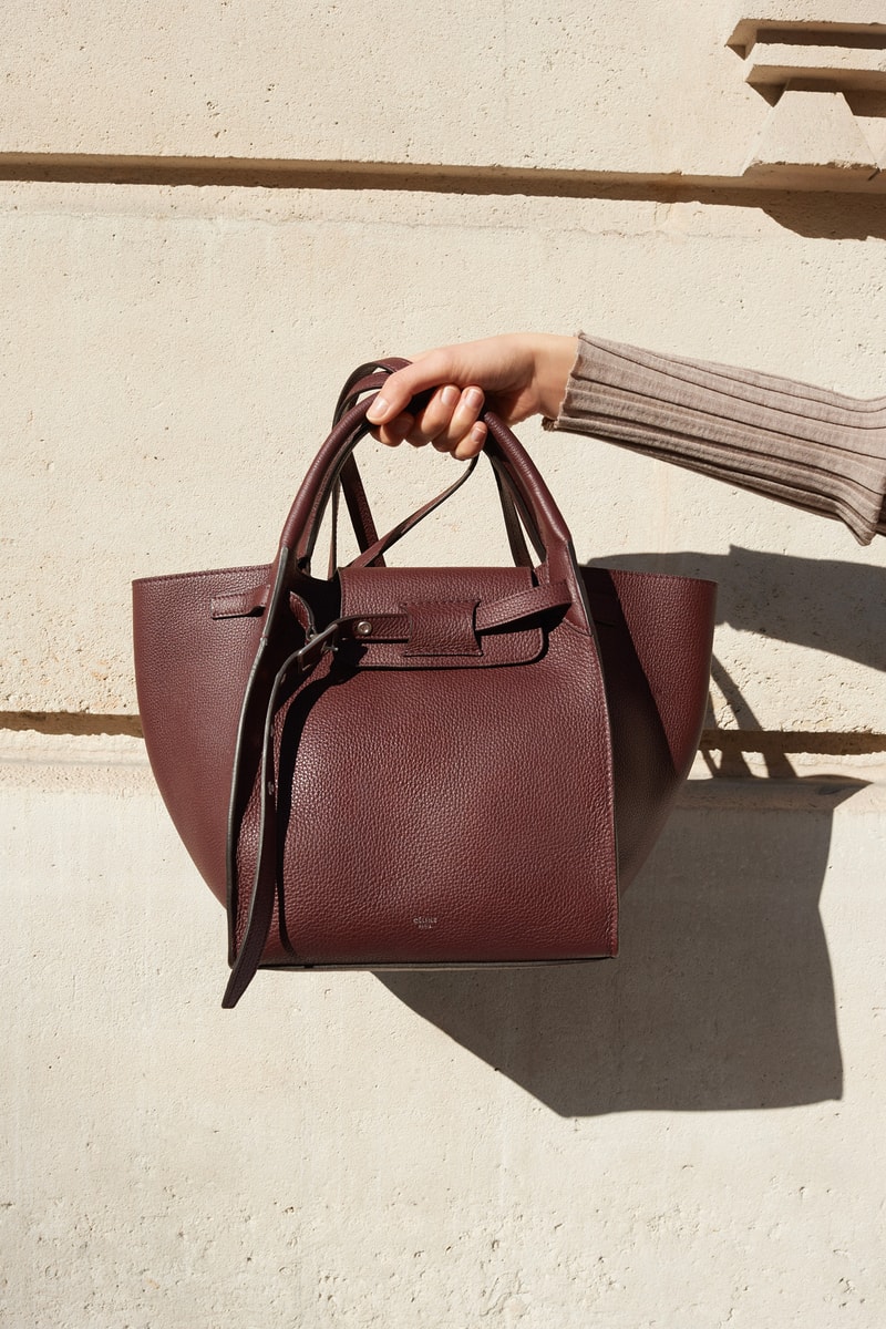 Celine E-Commerce Launch 24 Sevres Small Big Bag Bordeaux