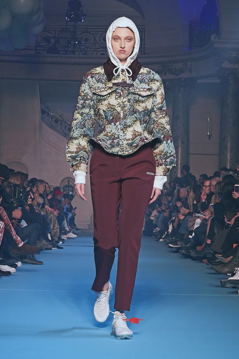 Off-White Virgil Abloh Fall Winter 2018 Paris Fashion Week Show Collection