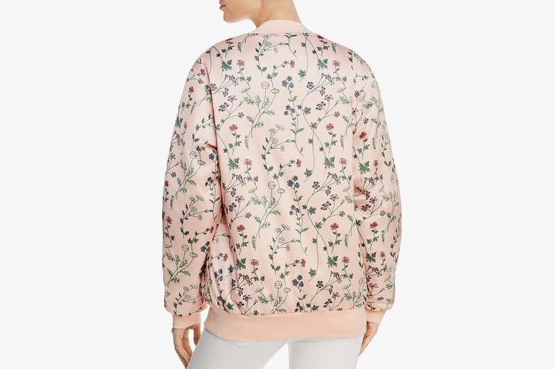 adidas Originals Reversible Floral Bomber Jacket Pink