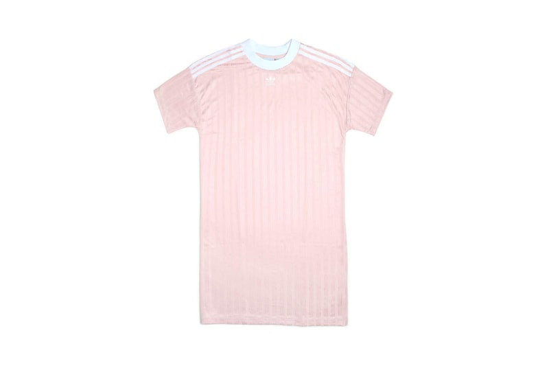 adidas pink tee dress Adidas Womens Coral Pink Logo T Shirt Dress