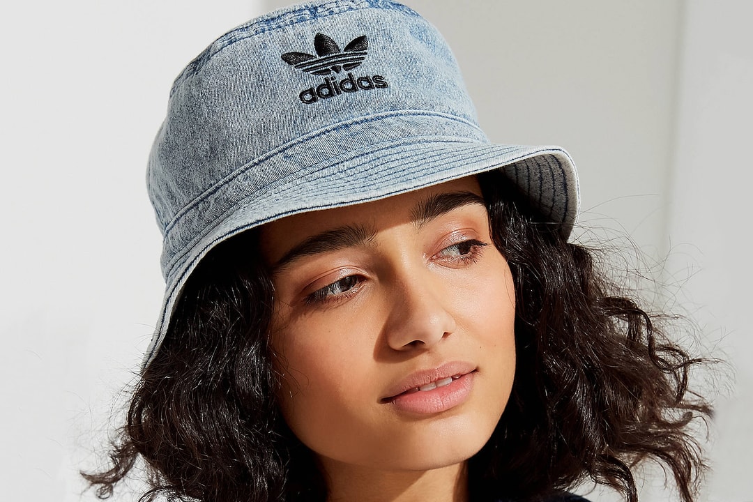 adidas Originals by Urban Outfitters Denim Bucket Hat adidas Originals Denim Bucket Hat | Urban Outfitters main image 3