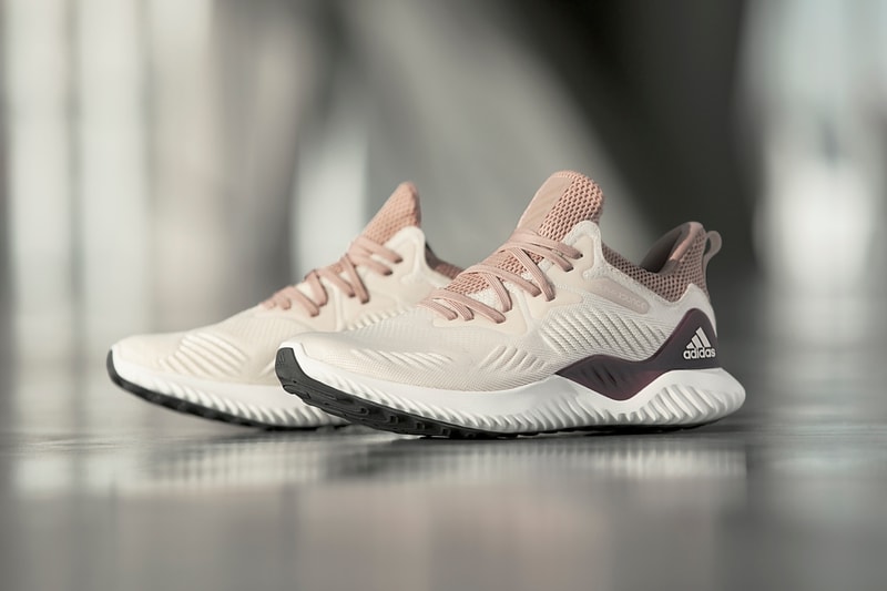 adidas Running AlphaBOUNCE Beyond Pink White Grey Colorway Caroline Wozniacki Athletes Sports