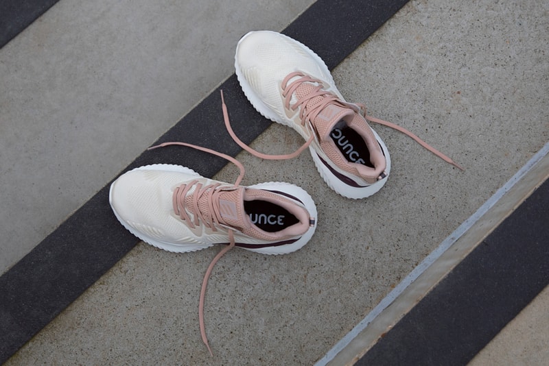 adidas Running AlphaBOUNCE Beyond Pink White Grey Colorway Caroline Wozniacki Athletes Sports