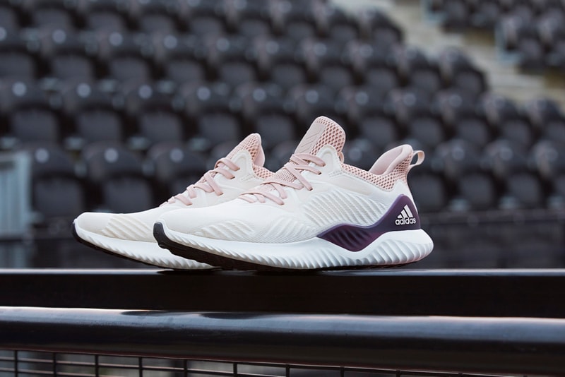 adidas Running AlphaBOUNCE Beyond Pink White Grey Colorway Caroline Wozniacki Athletes Sports