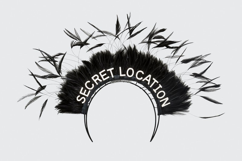 Alexander Wang 6,000 USD Headband Available Now After Party Rhinestone Feather Art Piece Accessory Stephen Jones