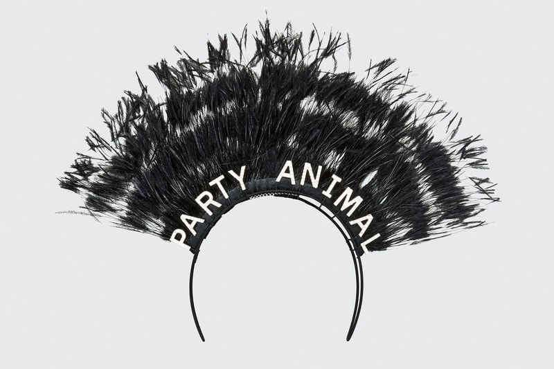 Alexander Wang 6,000 USD Headband Available Now After Party Rhinestone Feather Art Piece Accessory Stephen Jones