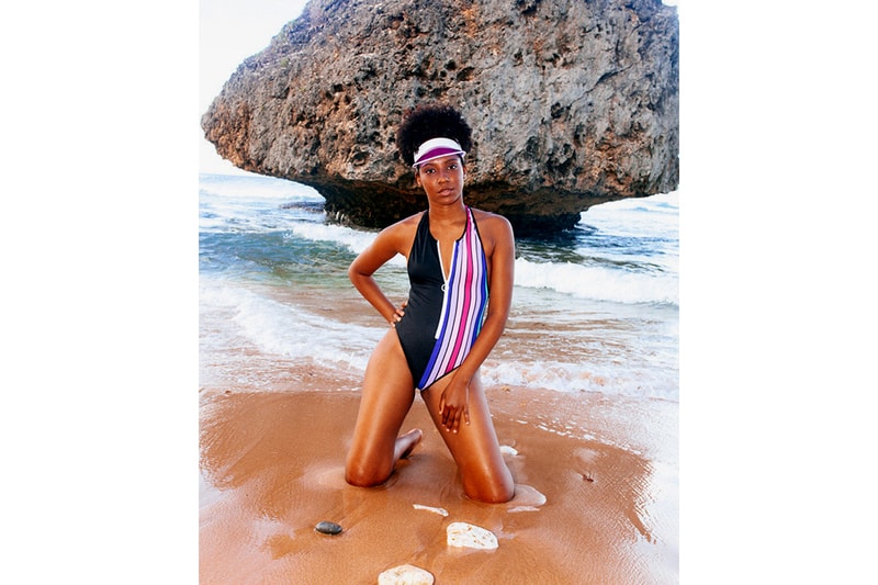 American Apparel Swimwear 2018 Swimsuit Bathing Suit Lookbook Visor