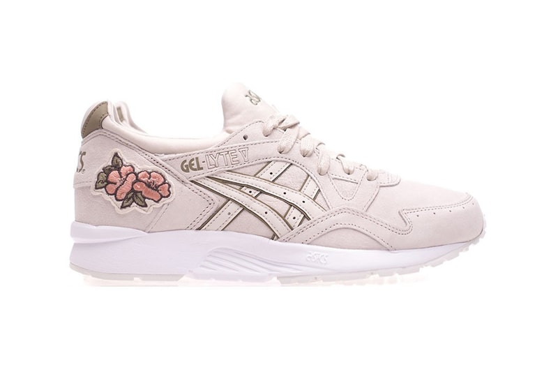 ASICS tiger GEL-lyte v iii sneakers womens mens unisex floral ikebana pack flower applique embroidery where to buy