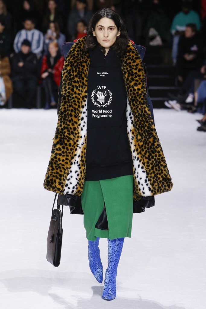Balenciaga Fall/Winter 2018 Paris Fashion Week Demna Gvasalia Menswear Women's Wear Runway Show Layer Charity Donation Collection
