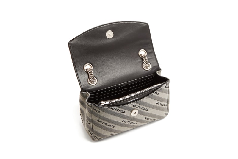 Balenciaga Paris Charm Souvenir Handbag Cross Body Strap Brown Grey Silver Eiffel Tower Spring Summer 2018