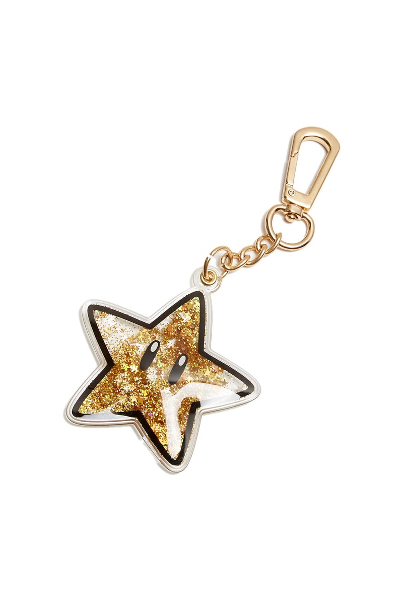 Bloomingdale's x Nintendo National Gamer Day Capsule Collection Skinnydip London Star Keyring Gold